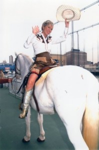 Barbara Corcoran - fun on a horse