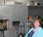 Lori made glass